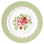 Mary White plate fra GreenGate - Tinashjem